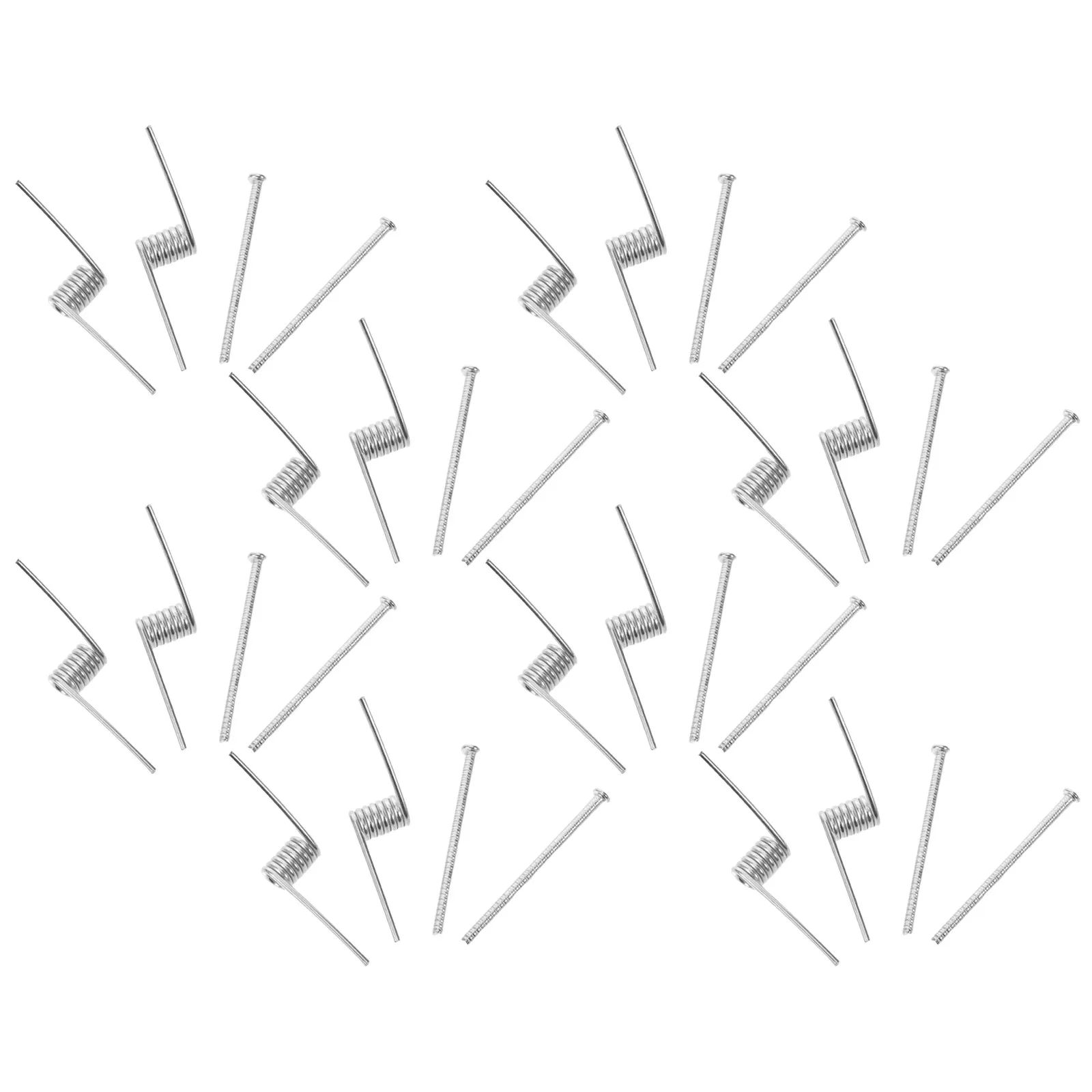 16Pcs Hair Clip Springs Stainless Steel Strong Clamping Torsion Replacement Springs for DIY Barrette Hardware Accessories