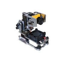 1Set Dual Axle Gimbal Servo Bracket w DC 5V Fan 2pcs 4.8-5V Metal Teeth Servo Pan Tilt Mount for DIJ O3 Camera FPV Head Tracker
