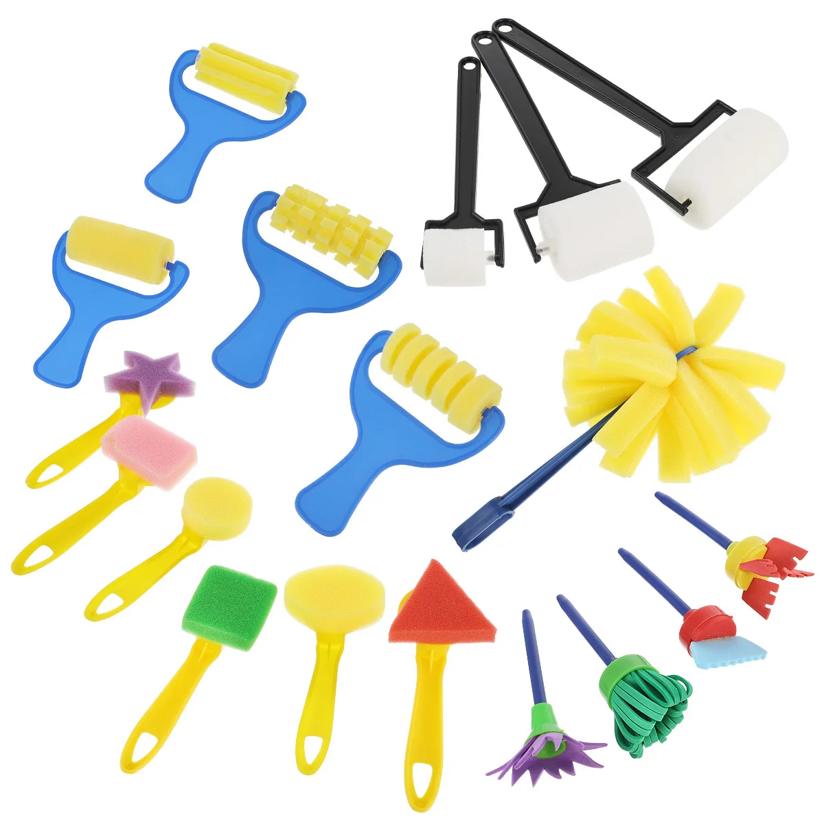 

Sponges Paint Kit for Painting 's Early Learning Paintings Supplies