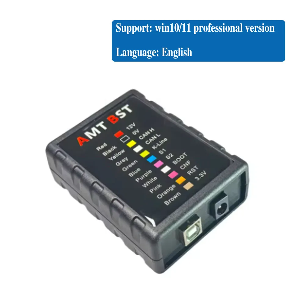 Car ECU Read Write Programming Device AMT BST V4.0.1.34 Full Function ECU Service Diagnostic Tool Compatible MG1 MD1 MEDC17 MDG1