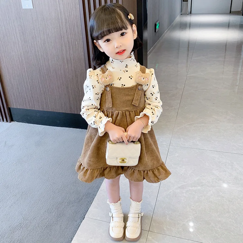 Girls' dresses Spring and Autumn 2024 new fashion spring children's fashion little girl baby spring dress