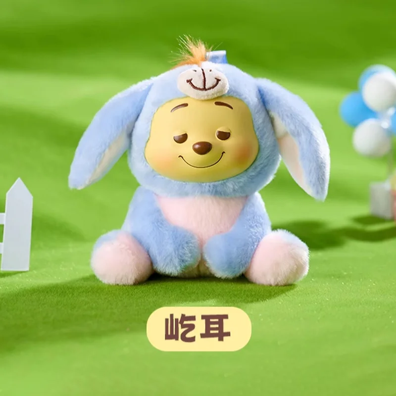 حقيقي ديزني ويني ذا بوه المشاغب سلسلة الحفلات صندوق أعمى لطيف أفخم دمية حقيبة سلسلة مفاتيح هدية سحرية للفتيات والنساء #4