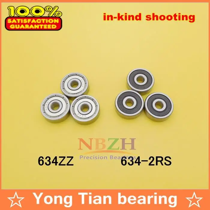 

NBZH Bearing634 634ZZ 634-2RS S634ZZ S634-2RS R1640HH 80034 4*16*5 мм, высококачественный миниатюрный шарикоподшипник с глубоким желобом