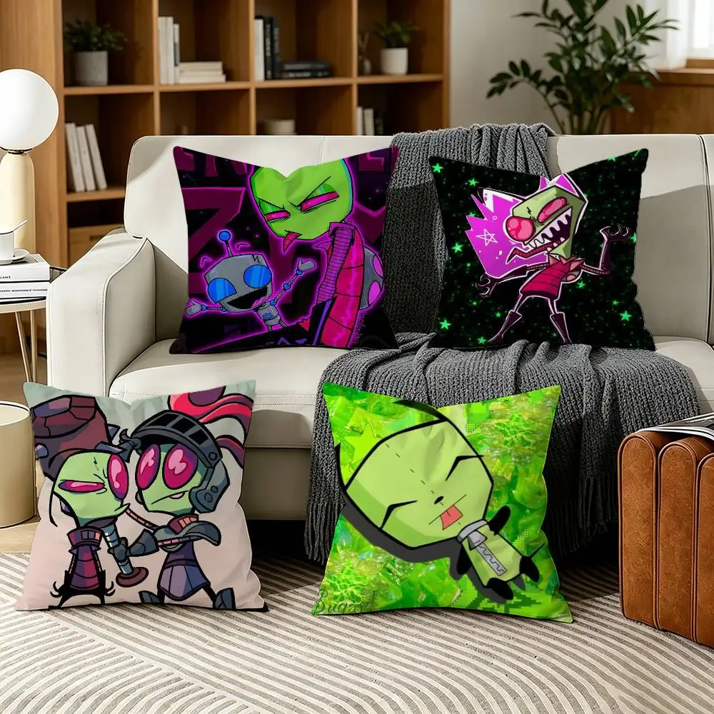Madness-s Invader Zim Gir-ES Pillow Case for Sofa Living Room Home office Decor Protective Cover