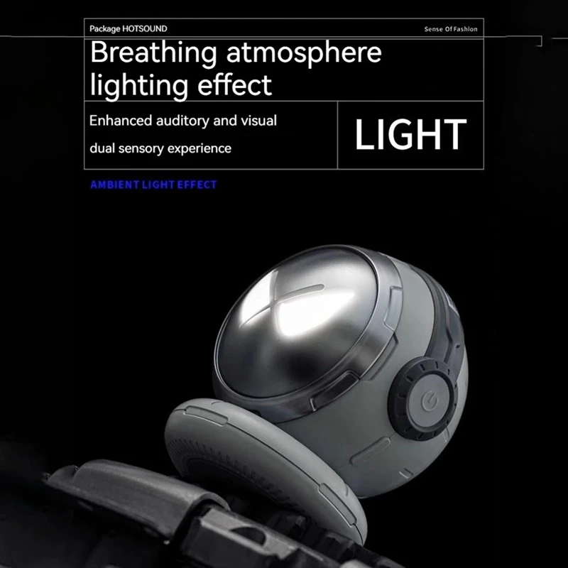 Wireless Portable Bluetooth Sci-Fi Breathing Light Astronaut Shape Music Speaker Mini Speaker For Desktop Decoration