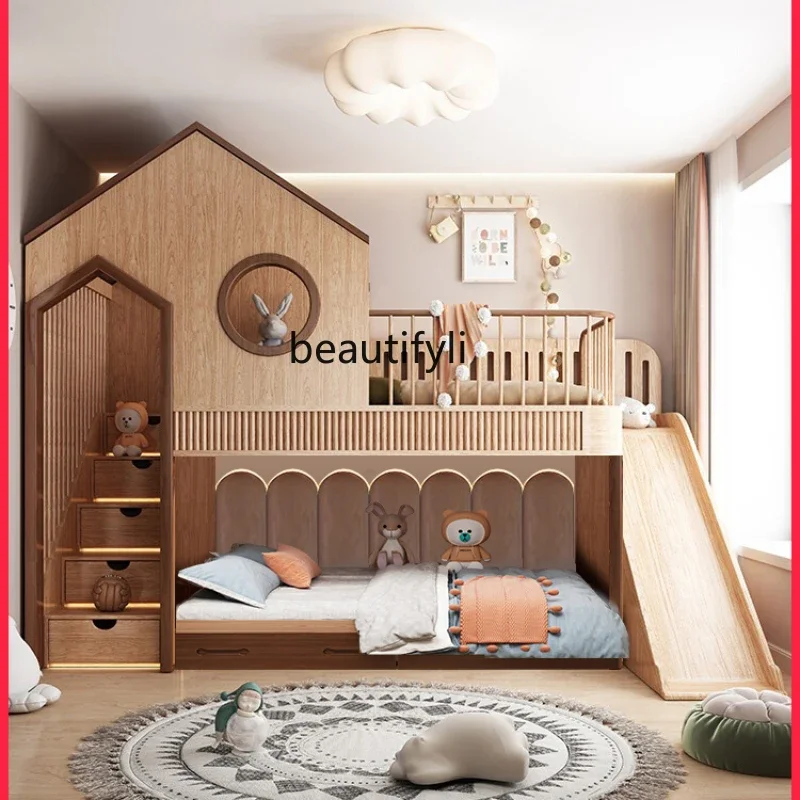 ss 8350 Boys and Girls Room Upper and Lower Bunk Bunk Bed Duplex Second Floor Student Tree House Bed