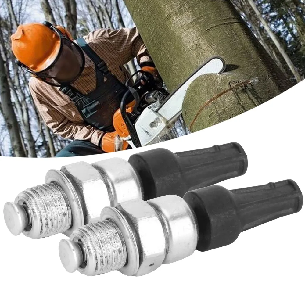 2PCS Aluminum Decompression Valve Silver Compact Cylinder Decompression Valve for STIHL TS400 TS410 TS420 TS460 TS700 TS800