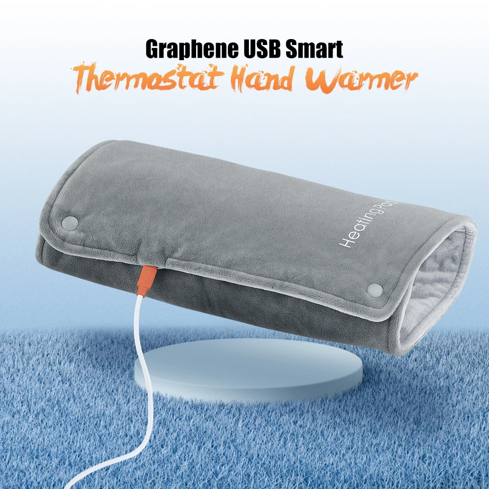 Graphene Quick Heating Warming Hand Warmer 30*50cm Heated Pad for Hands Legs Abdomen Back Washable 50℃ Constant Temperature view 6