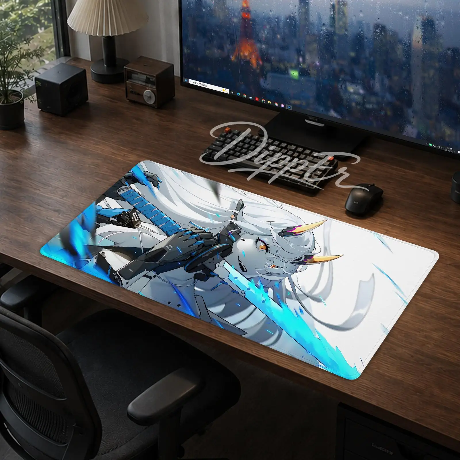 A-Punishing Gray Raven Mouse Pad Office Large Desk Mat Gaming Mousepad Rubber Bottom Non-Slip Cushion 900X400