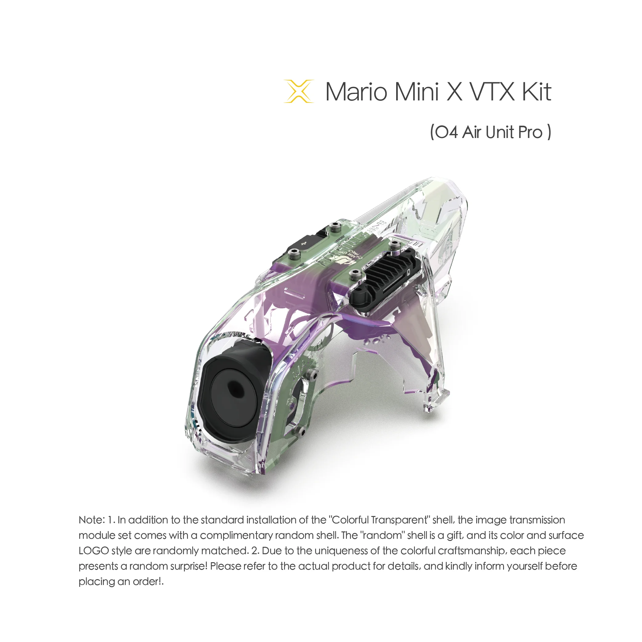 SpeedyBee Mario Mini X Serie Mini25 Pro/Mini3/Mini3 Pro/Mini35 Pro/Mini4 Pro Power Kit O4/O4 Groothoek/O4 Pro Air Unit Kit