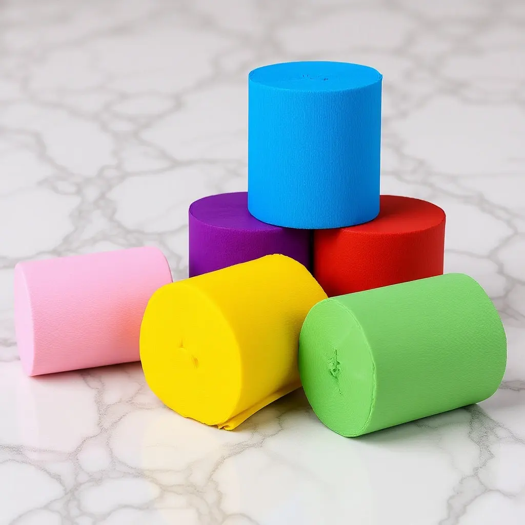 6 Rolls Crepe Paper…