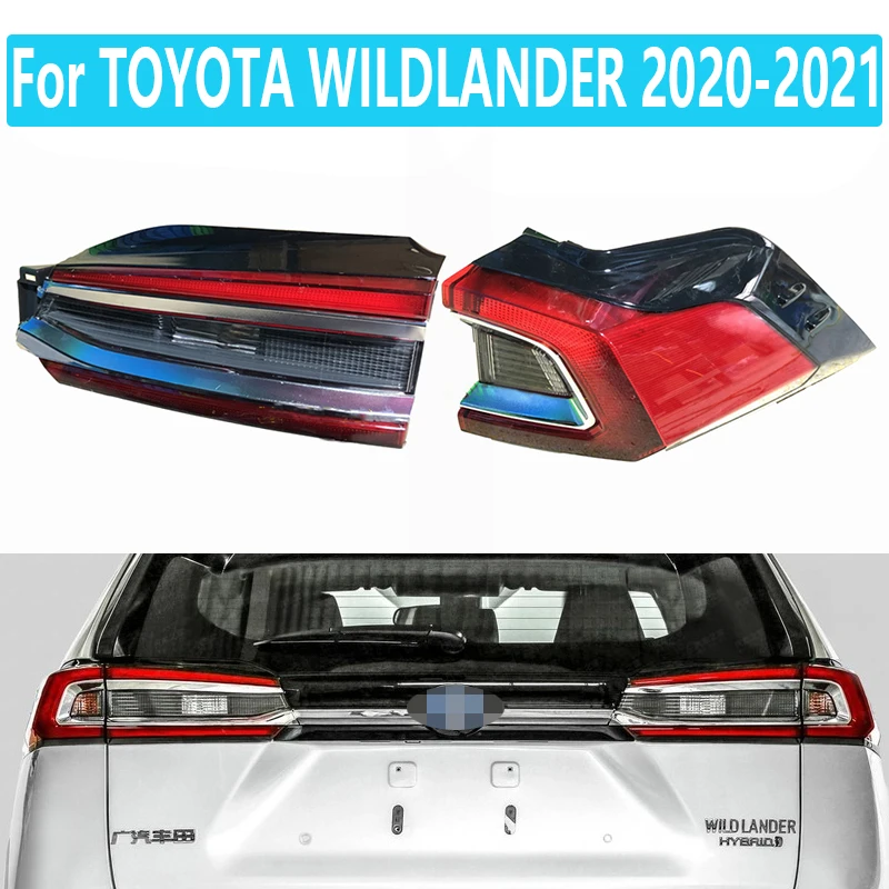 For TOYOTA WILDLANDER 2020-2021 LED Rear Taillight Rear Brake Taillight Rear Bumper anti-collision Taillight Assembly