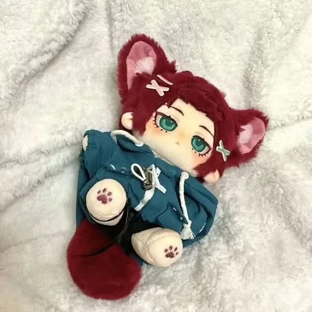 Itoshi Sae Monster Cosplay muñeca de peluche de algodón, figura de juguete de pelo rojo, vestido de cuerpo de peluche, ropa, regalo para amigos, papel de Anime, 20cm