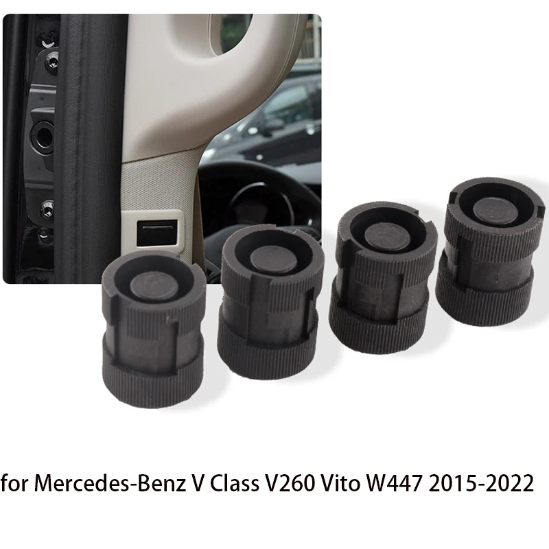 Car Middle Door Rubber Ring Anti-Noise Elimination Block for Benz V-Class V260 Vito Metris W447 2015-2021 Compatible Auto Part