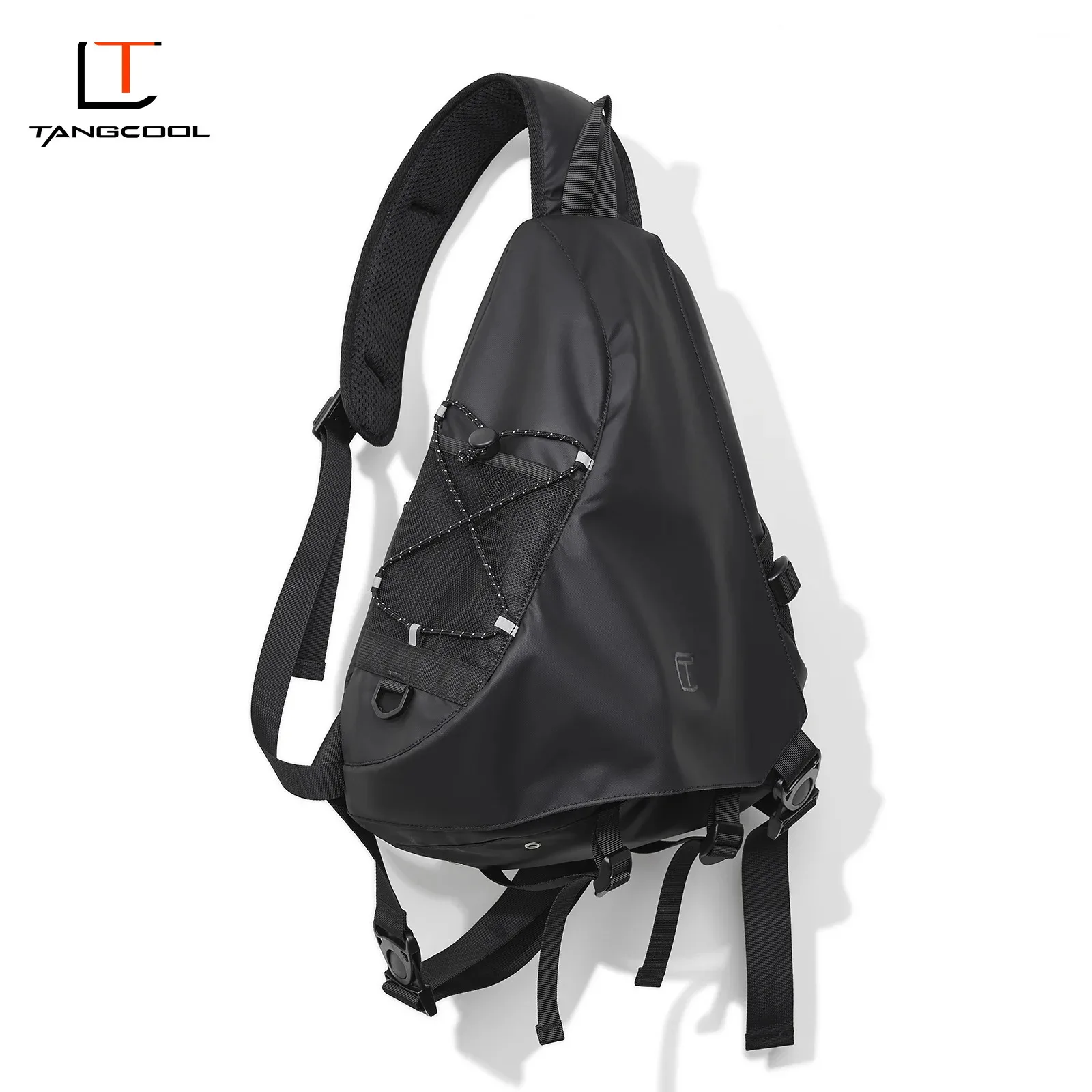 

Fashion Casual Men Wterproof Large Capacity Multifunctional Sling Chest Bag Fashion Simple Shoulder Crossbody Bag