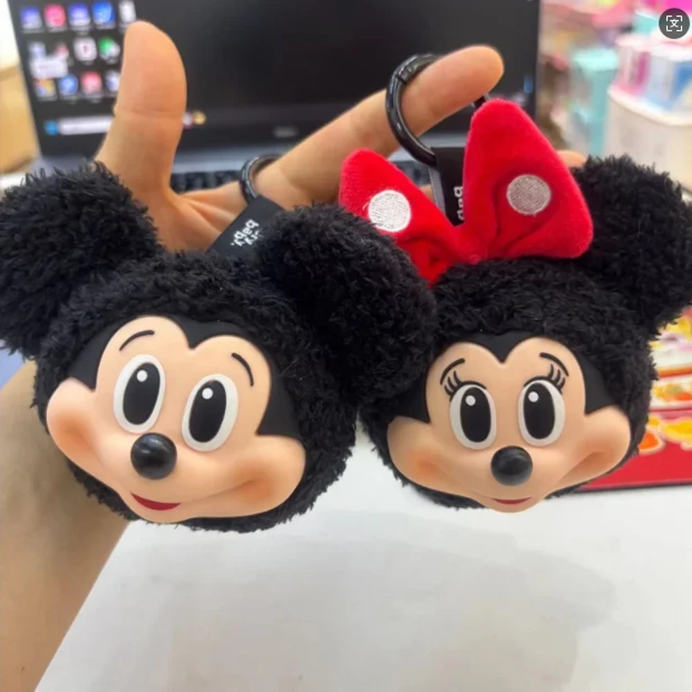 Breloczek Disney, zawieszka, Mickey Mouse, Blind Box, figurka winylowa Mickey Minnie, seria rodzinna Myszki Miki, pluszowa zawieszka, prezent