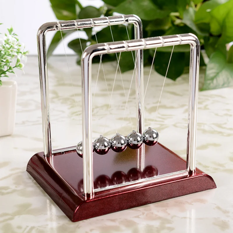 Antistress Newton Pendulum Metal Balance Ball Kids Toys Physics Science Games Juguetes Educational Toys for Children Desk Decor