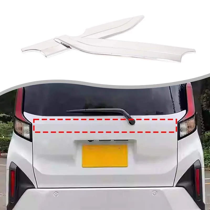 For 2025 Toyota Daihatsu Move tailgate trim, rear bumper decorative bright strip, automotive exterior accessories ABS