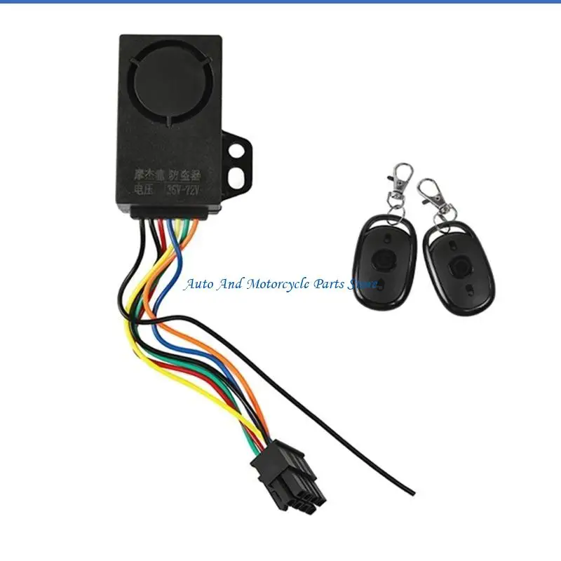 P9FD Universal Anti Theft Alarm Waterproof for 3 Wheel Motorcycles 1 Touch Start