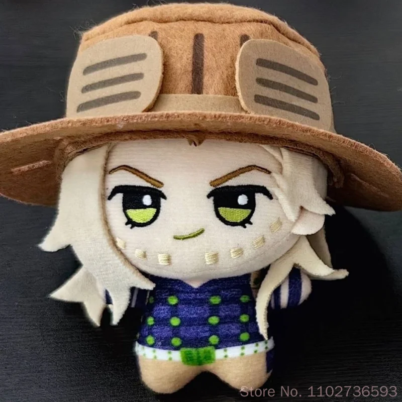 New Jojo Bizarre Adventure Steel Ball Run Johnny Joestar Gyro Zeppeli 10cm Nunu Doll Anime Toy Collectible Gift Made In China