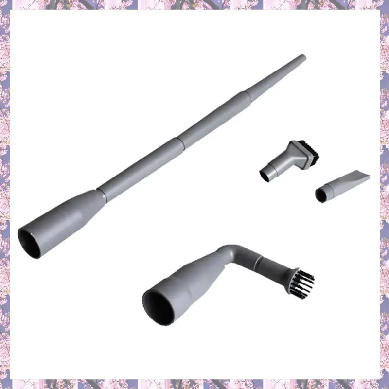 L73A 2025-9Pcs Suction Head Flat Nozzle Brushes 2-In-1 Tip For 32MM/35MM Vacuum Cleaner Parts Nozzles Dust Collector