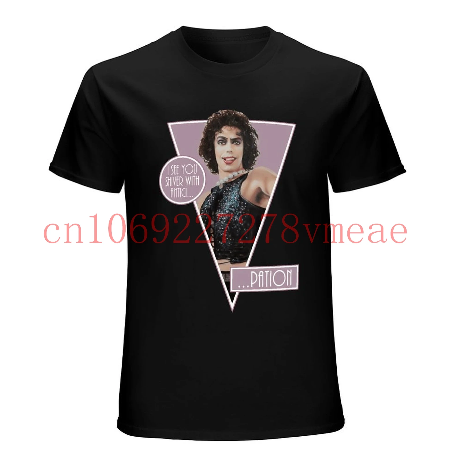 The Rocky Horror Picture Show  I See You Shiver With Antici Slim Fit TShirt Mens Pop Culture Graphic Tees Tee Shirt