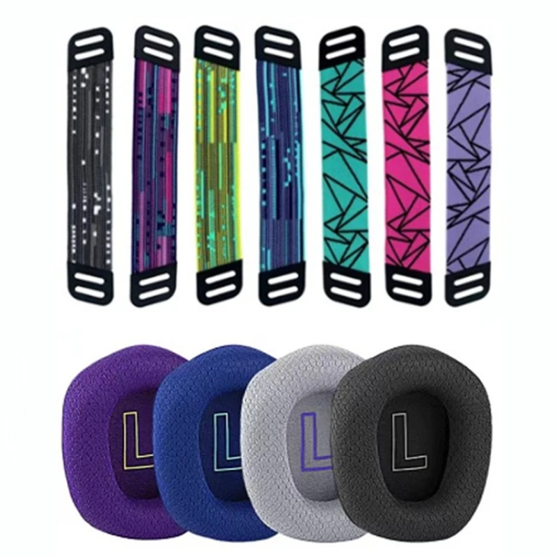 

Earphone Ear Pads For Logitech G733 G 733 Earpads Sponge Soft Foam Cushion Replacement Headphones Accessories