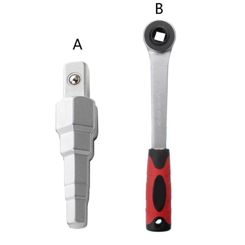 Robust & Corrosion-Resistant Wrench Radiator Spanner Stepped Wrench Metal Steel Wrench Compatible for &