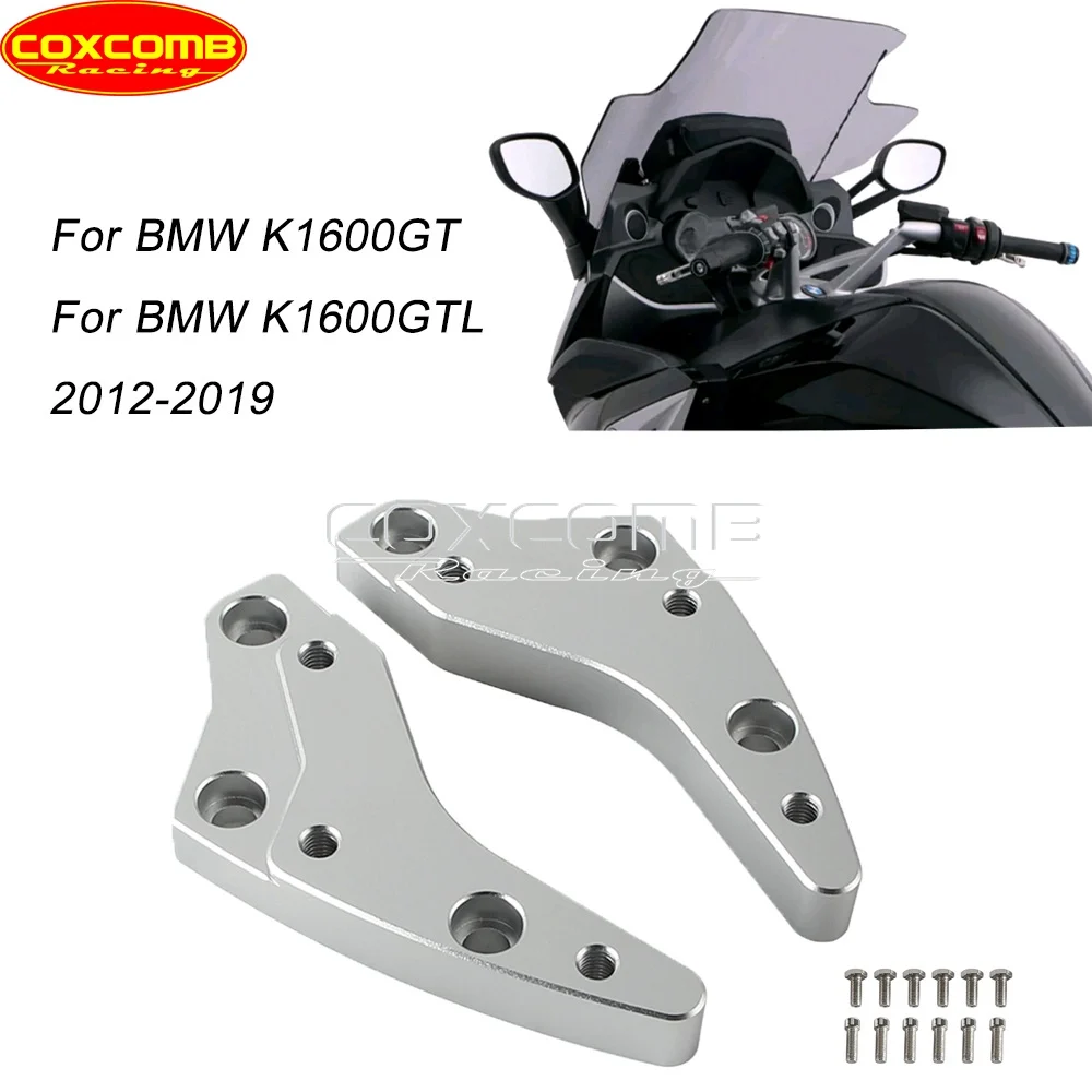 Motorcycle Handle Bar Riser Clamp Extend Handlebar Heighten Move Backward Base Adapter Clamp For BMW K1600GT K1600GTL 2012-2019