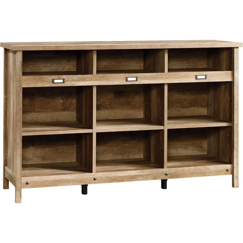 

Adept Storage Credenza/Pantry Cabinet, L: 58.19" x W: 17.17" x H: 36.26", Craftsman Oak finish