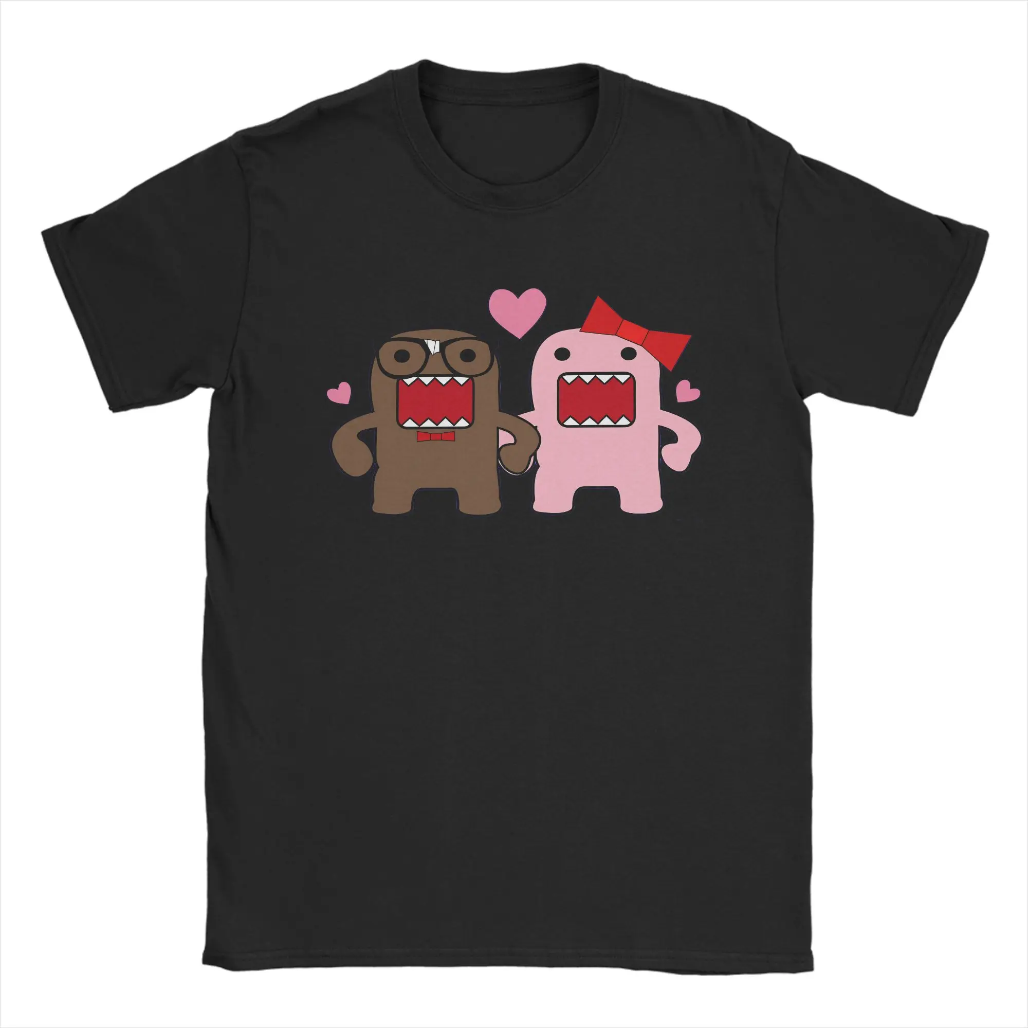 

Domo Kun футболки мужские из чистого хлопка забавная футболка с круглым вырезом футболка с короткими рукавами одежда Новое поступление