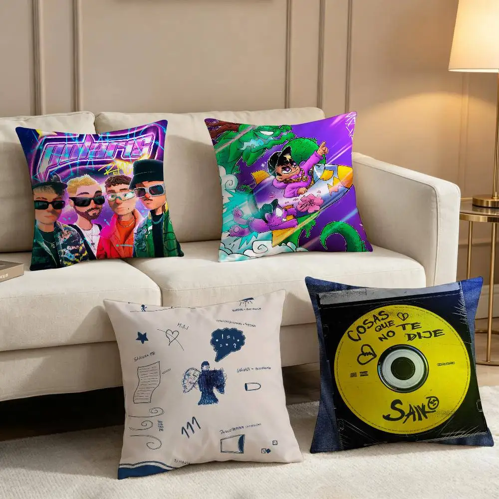 Singer Saiko Sakura Spanish Trap Comfortable soft Pillow Case for Sofa cartoon kawaii Living Room Home office Decor Covers