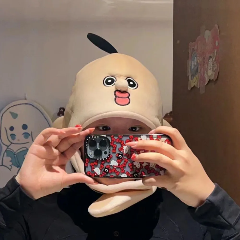 Sombrero de dibujos animados Bang Tang Tang, tocado divertido Kawaii, animación periférica, decoración creativa, sombrero, regalo de Navidad para amigos