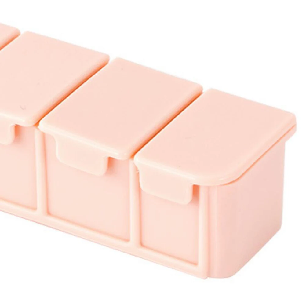 

Dispensing Medicine Box Pill Boxes Daily Organizer Portable Travel Medication Case Dispenser Discreet Holder Tablet Plastic
