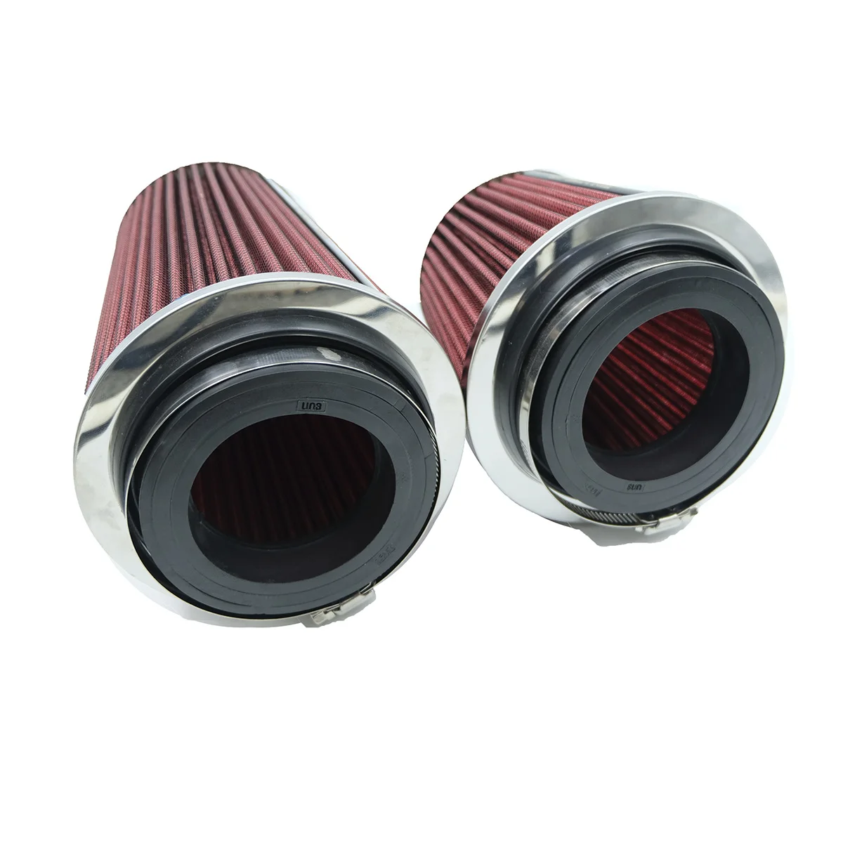 Car Air Filter High Flow Intake FilterIntake Filter Sport Power Mesh Cone Cold Air Induction Kit Universal Car Parts 76/89/101MM