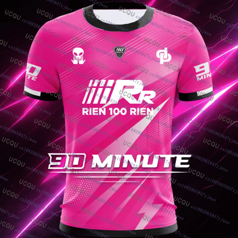 90 دقيقة سلسلة MM10 يوليو كرة القدم جيرسي الرجال النساء الخريف الرياضة في الهواء الطلق التجفيف السريع جيرسي اللياقة البدنية التدريب تي شيرت رجالي
