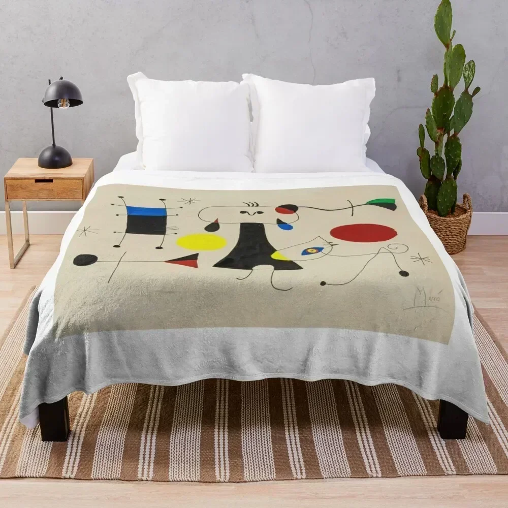 

Joan miro artwork joan miro paintings joan miró miro dessin Throw Blanket Men's Soft Warm Throw Blanket for Couch