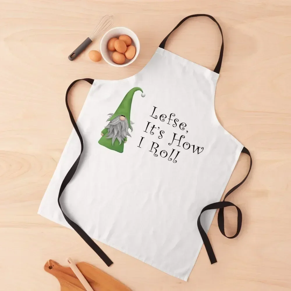 

Lefse, It's How I Roll! Apron Kitchen Supplies Idea Goods Children'S custom women's kitchen Hairdressing Apron