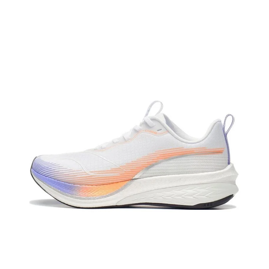 Li Ning Red Hare 6 Pro Cushioning Slip Resistant Abrasion Resistant Rebound Low top Running Shoes Women's White ARMT044-1