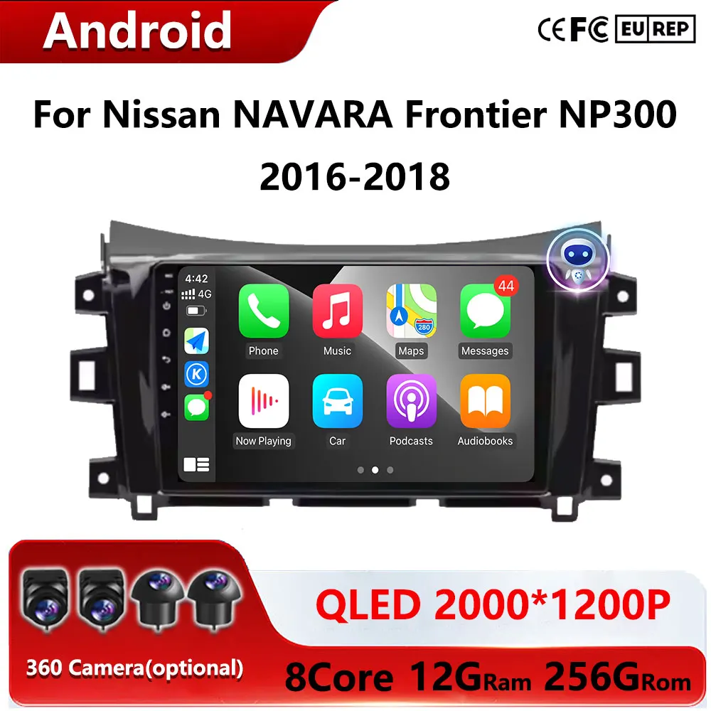 

Android 15 For Nissan NAVARA Frontier NP300 2016-2018 Wireless carplay auto Multimedia Video Player GPS Car Radio DSP Stereo