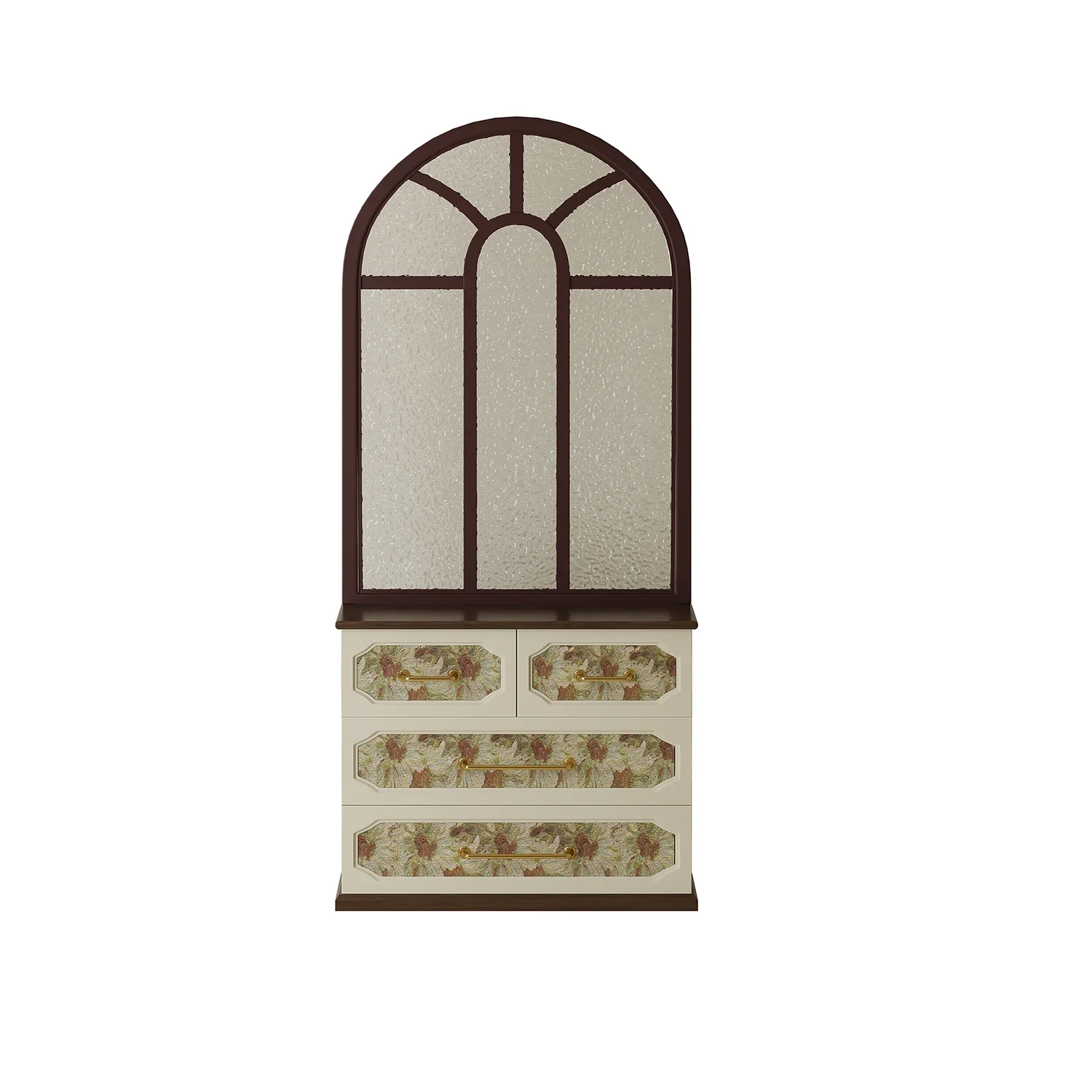 

Retro printing screen senior artist home entrance entrance cabinet solid wood storage locker