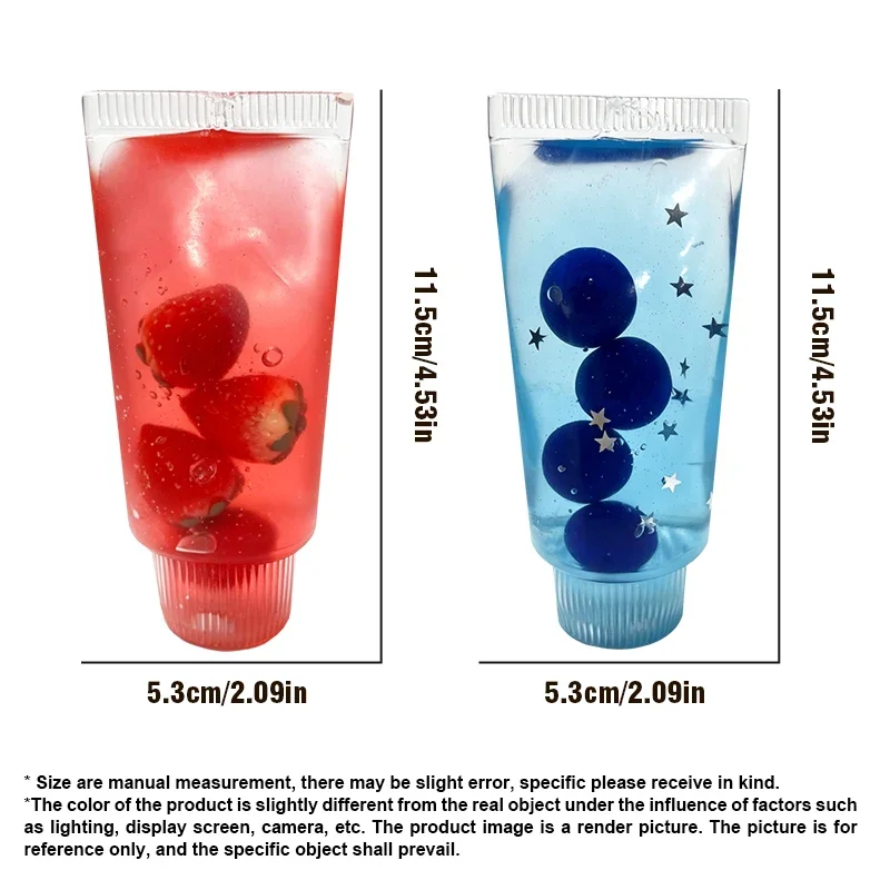 Toothpaste Stress Ball Shapeable Squish Stress-Relieving Toy Non-Bounce Jam Fidget Toys for Adults Anti Stress Birthday Gifts