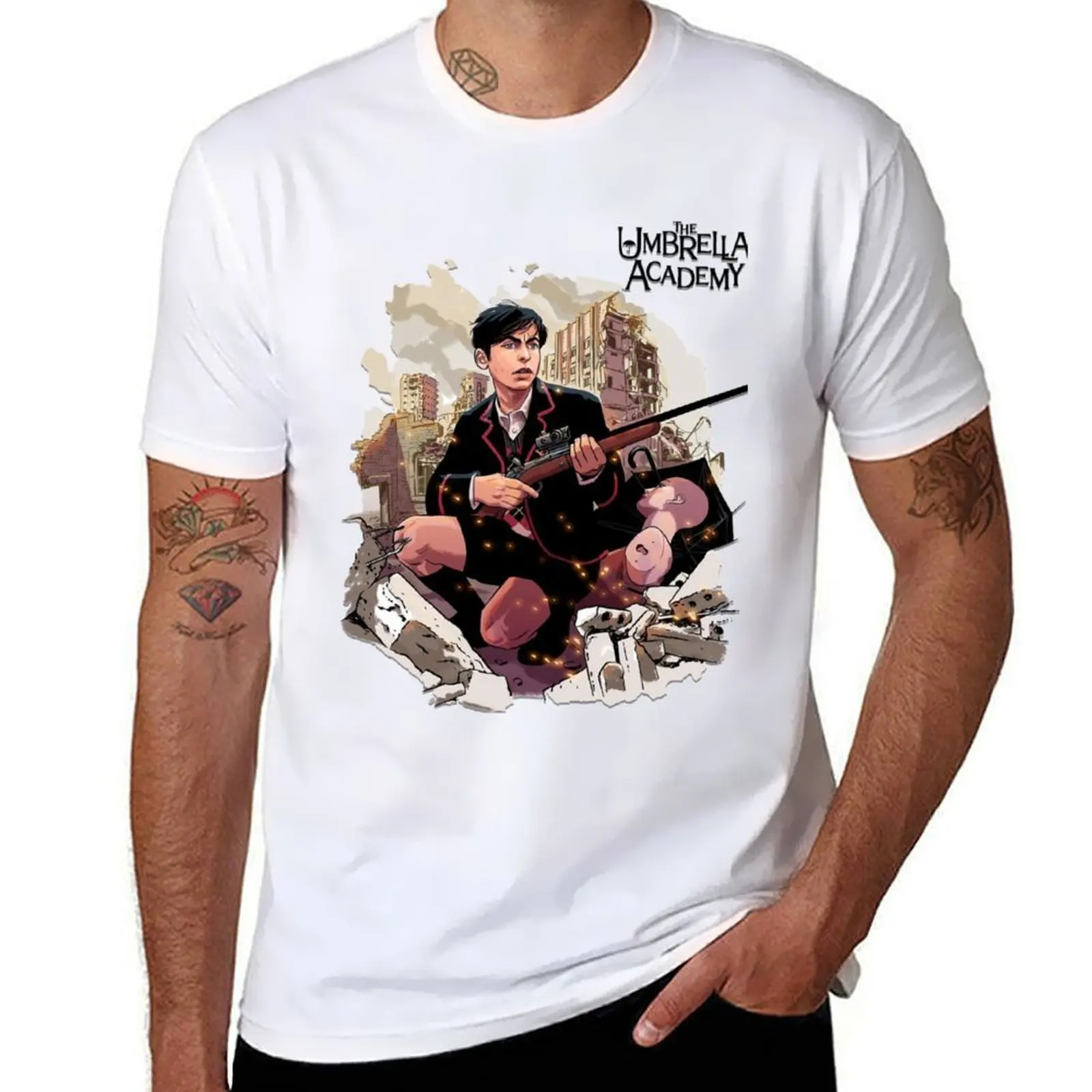 

Футболка The Umbrella Academy, хлопковые футболки, мужская футболка высокого качества, роскошная футболка
