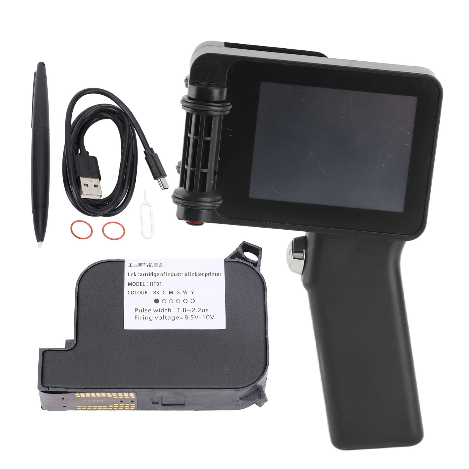 Ink  Printer Portable Inkjet Printer Simple UI Interface 1500mAh Battery Comfortable Grip for Wood Metal Plastic for Number