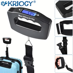 50kg Digital Luggage Scale Electronic Portable Suitcase Baggage Bag Weight Tool with Backlight Electronic Travel Hanging Scales