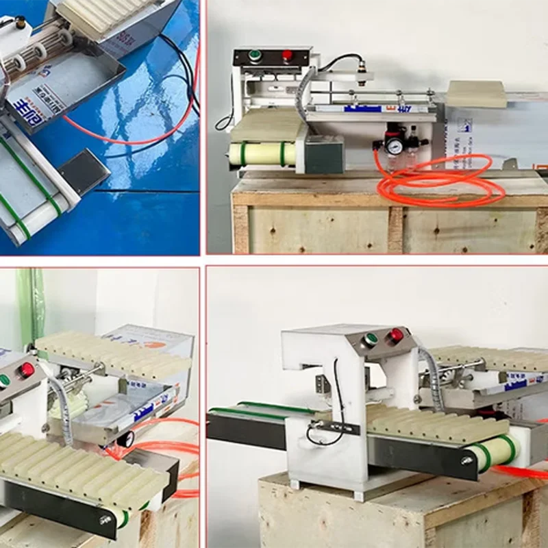 Stable Pneumatic Transmission Meat Skewer Machine Fast Stringing   Automatic Kebab Making Machinery