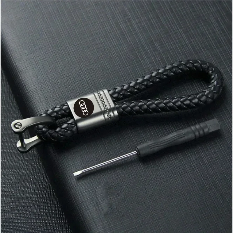 Leather Car Keychai… - image