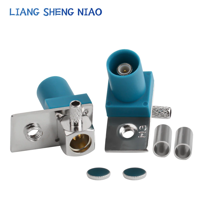 Placa base de antena de cámara con FAKRA universal curvo macho