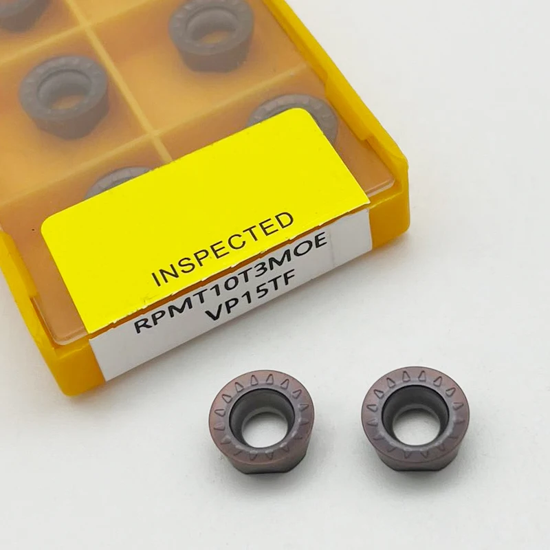 RPMT CNC Machine Cutting RPMT10T3MOE RPMT1204MOE Milling Cutter End Milling Insert Lathe Turning Tool RPMT10T3 RPMT1204 - view 3