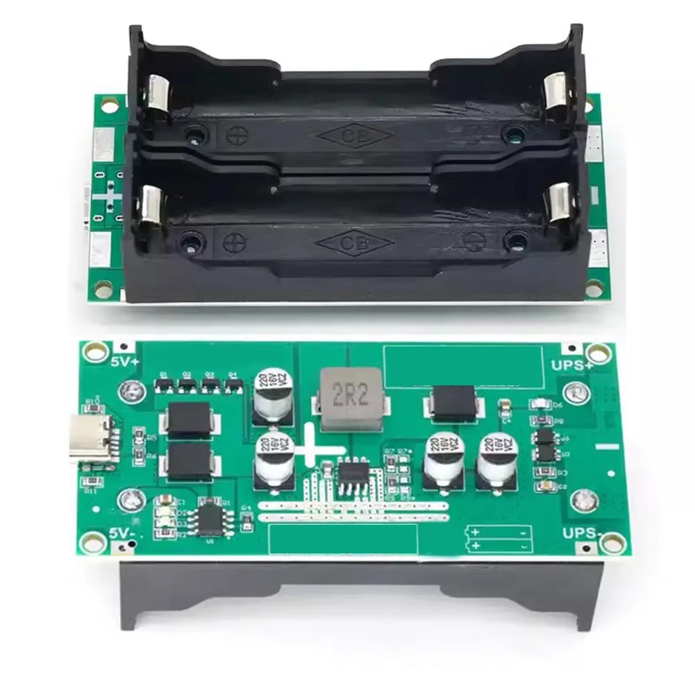 UPS catu daya tidak terputus modul penguat baterai Lithium daya tinggi UPS 5V/9V/12V dengan fitur perlindungan